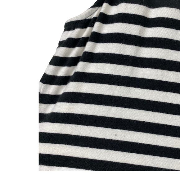 EXPRESS Womens Size XS Black White Stripe Stretchy Tank Dress Sleeveless - Picture 7 of 9